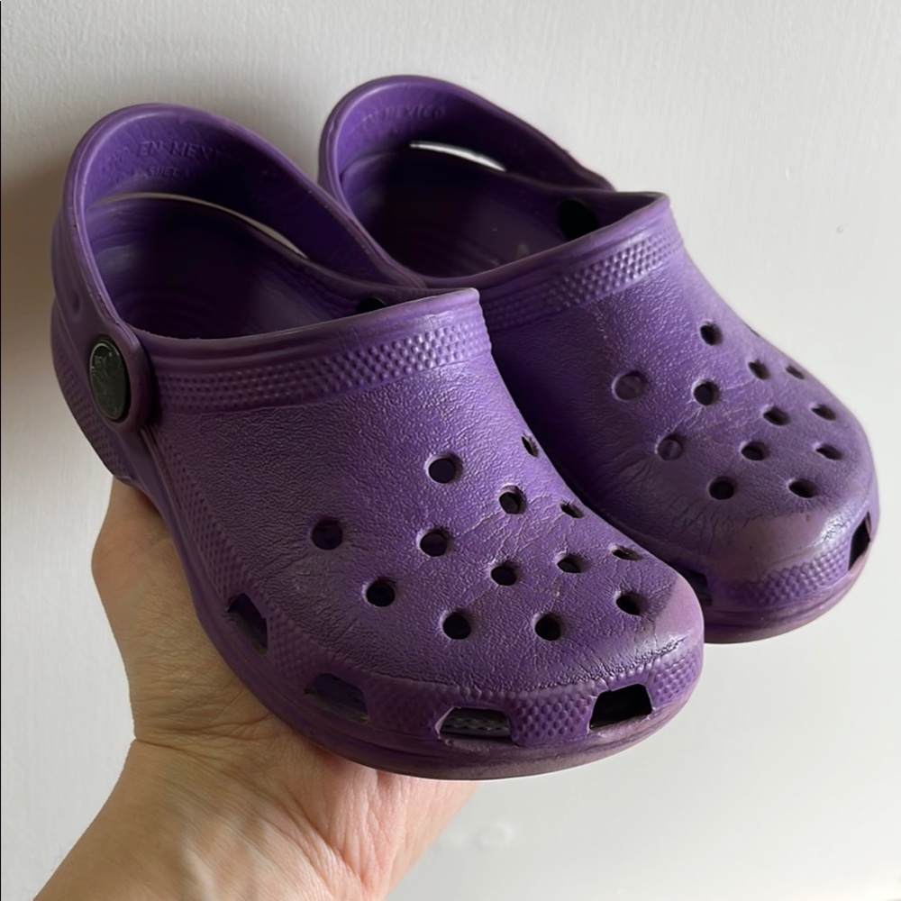 Purple Clog Crocs